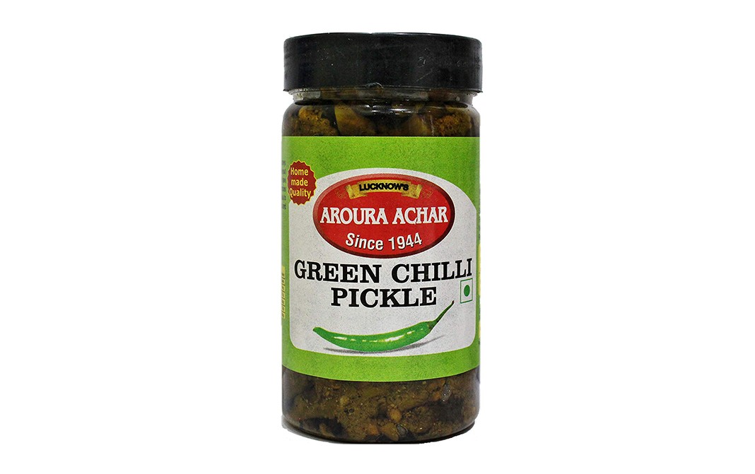 Aroura Achar Green Chilli Pickle    Pack  200 grams